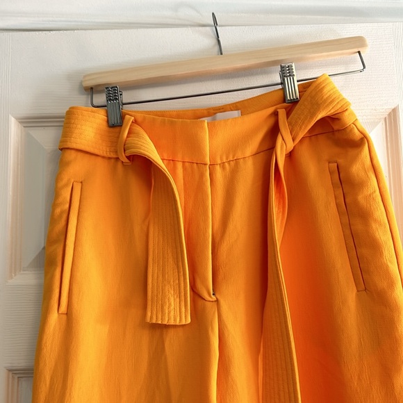 Yellow Aritzia Wilfred Tiefront Pants. Size 8. - Picture 2 of 4